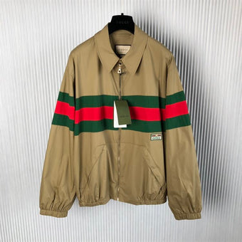 GUCCI WEB COTTON SHIRT JACKET - CA024