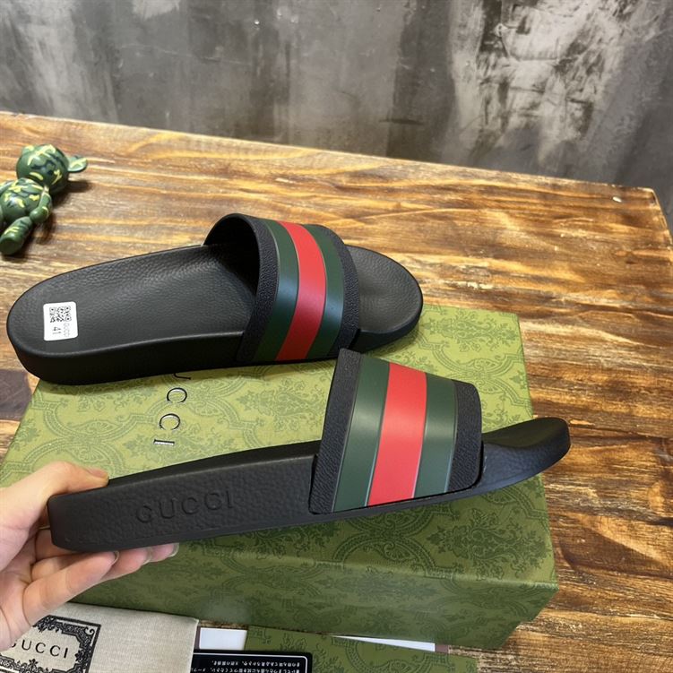 GUCCI WEB SLIDE SANDAL - Q103