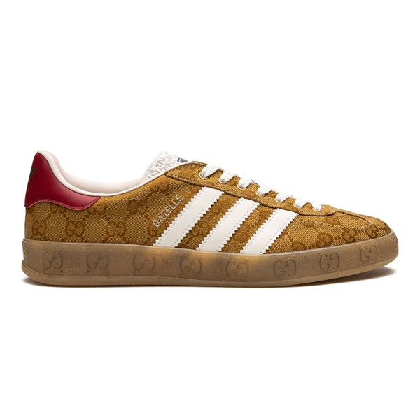 GUCCI X ADIDAS GAZELLE BEIGE BROWN - G004