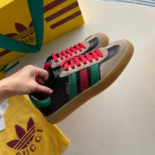 GUCCI X ADIDAS GAZELLE BLACK GREEN RED - G001