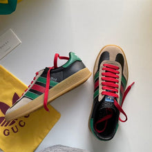 GUCCI X ADIDAS GAZELLE BLACK GREEN RED - G001