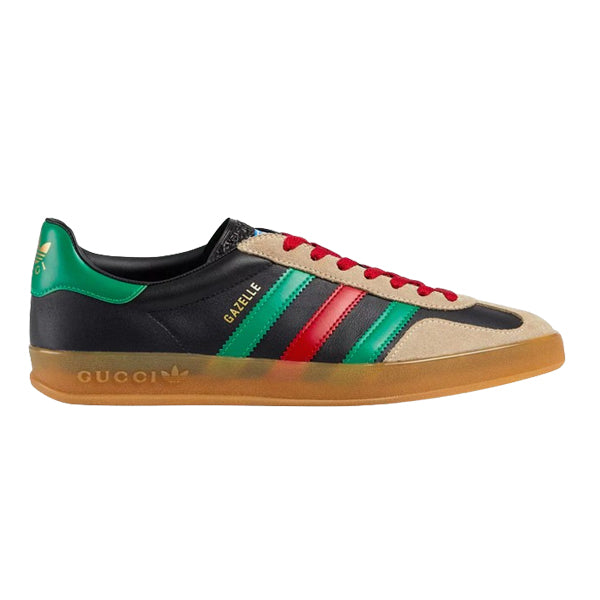 GUCCI X ADIDAS GAZELLE BLACK GREEN RED - G001