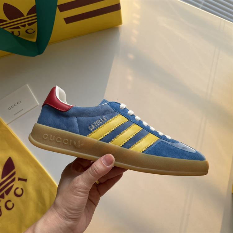 GUCCI X ADIDAS GAZELLE BLUE - G003