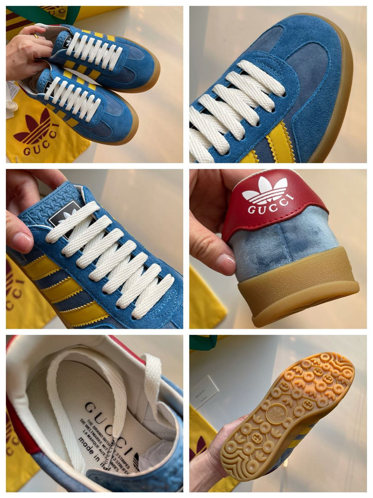 GUCCI X ADIDAS GAZELLE BLUE - G003