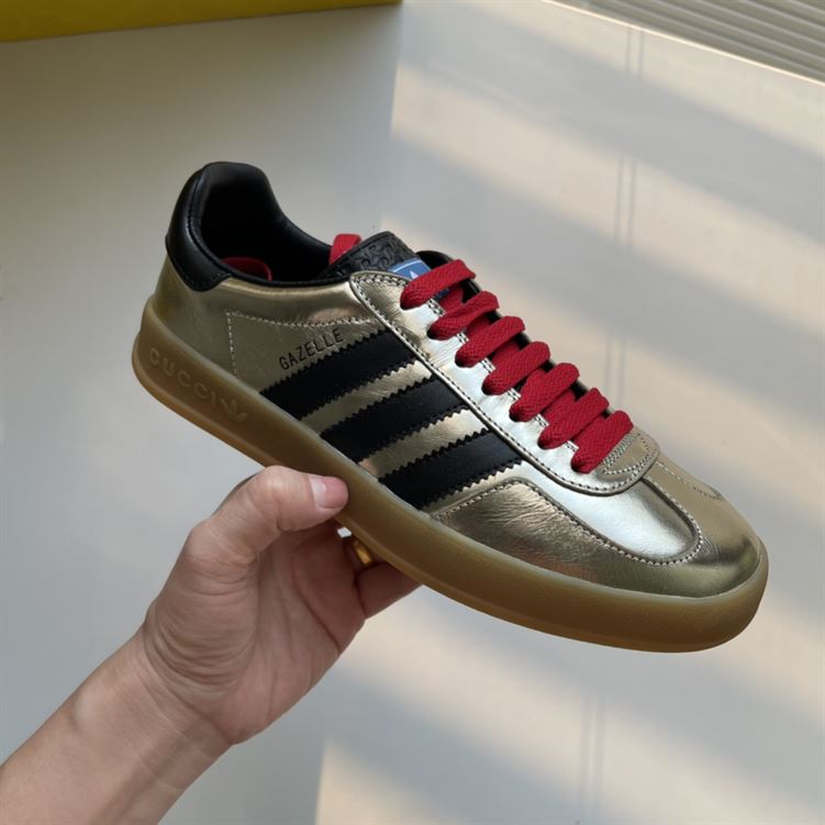 GUCCI X ADIDAS GAZELLE METALLIC GOLD - GS005