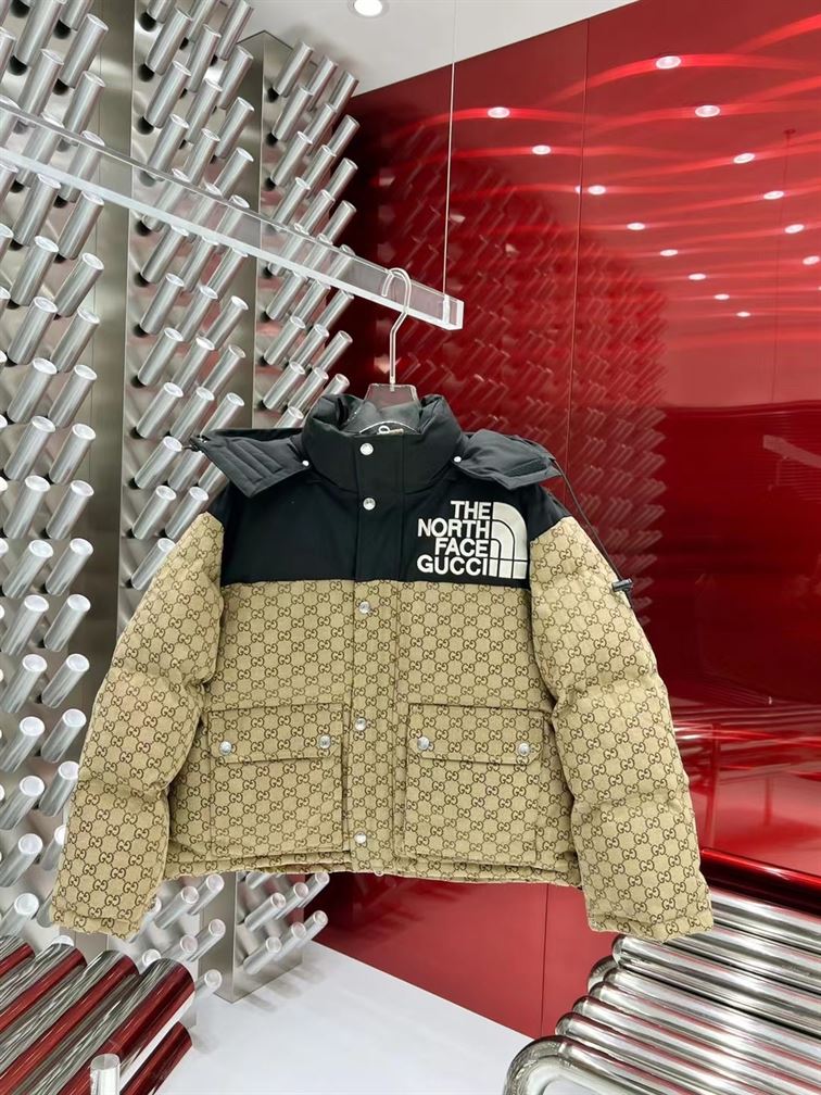 GUCCI X THE NORTH FACE GG PADDED SHORT JACKET - CA030