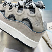 LANVIN CURB SNEAKERS BLUE GREY - PT002