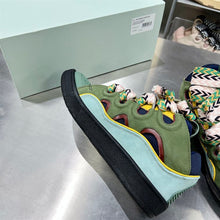 LANVIN CURB SNEAKERS GREEN - PT005