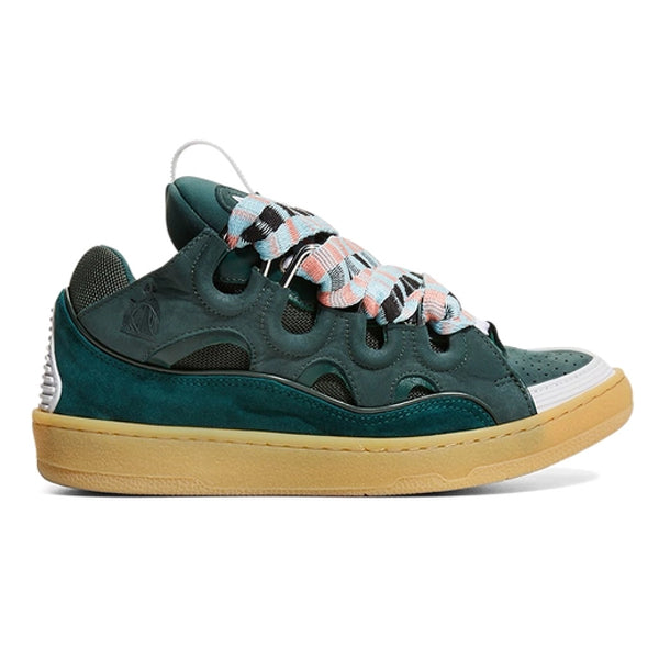 LANVIN CURB SNEAKERS GREEN - PT011