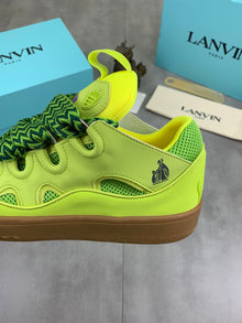 LANVIN CURB SNEAKERS GREEN - PT015