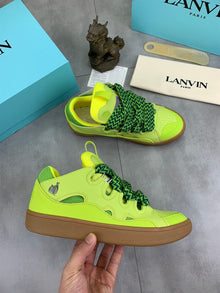 LANVIN CURB SNEAKERS GREEN - PT015