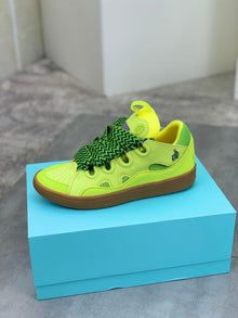 LANVIN CURB SNEAKERS GREEN - PT015