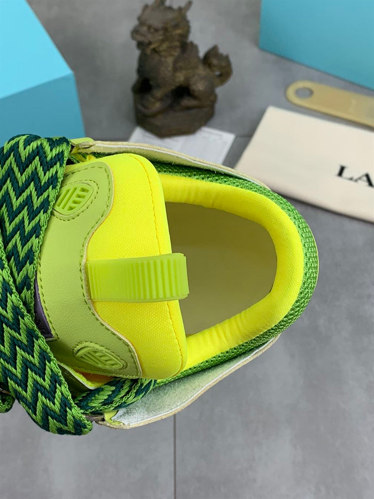 LANVIN CURB SNEAKERS GREEN - PT015