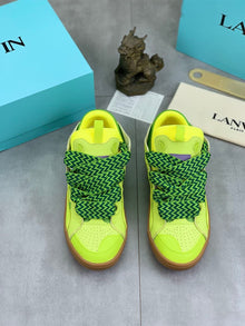 LANVIN CURB SNEAKERS GREEN - PT015