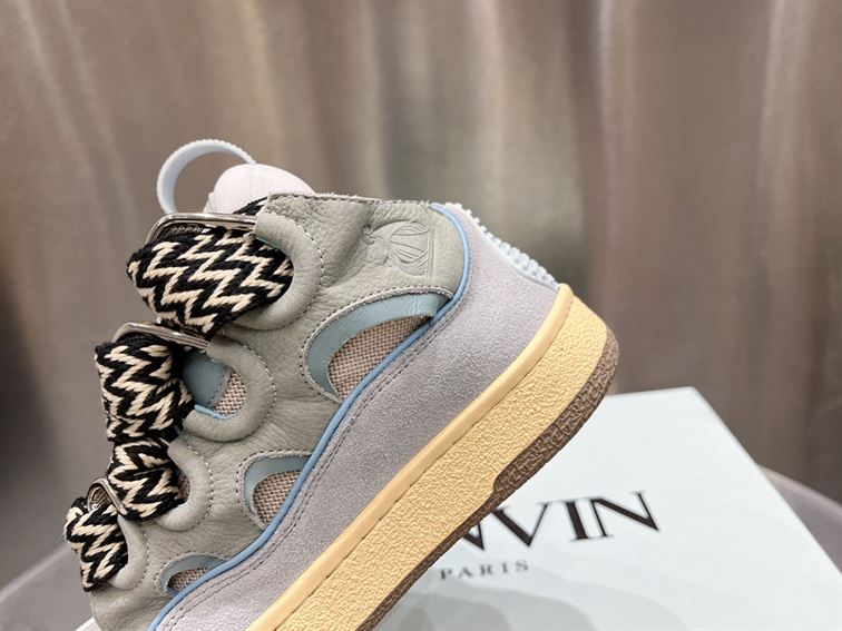 LANVIN CURB SNEAKERS LIGHT BLUE GUM - PT021