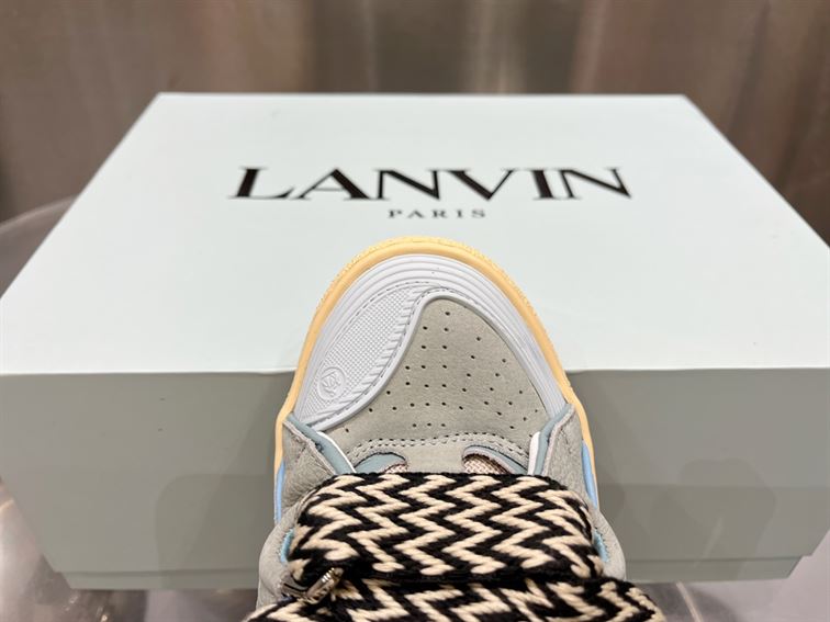 LANVIN CURB SNEAKERS LIGHT BLUE GUM - PT021