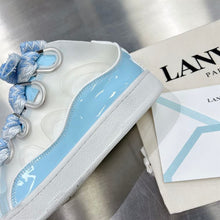 LANVIN CURB SNEAKERS WHITE BLUE - PT001