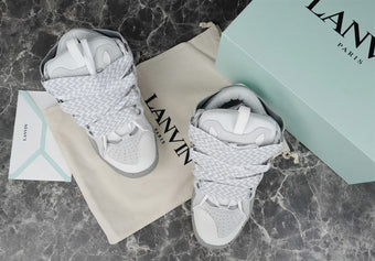 LANVIN CURB SNEAKERS WHITE - PT023