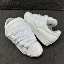 LANVIN LEATHER CURB XL LOW-TOP SNEAKERS - PT029