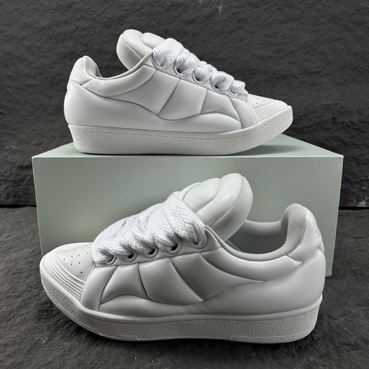 LANVIN LEATHER CURB XL LOW-TOP SNEAKERS - PT029