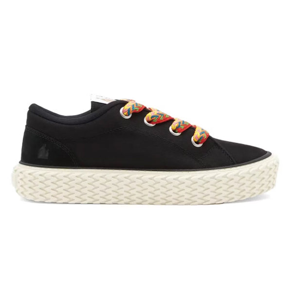 LAVIN LOW-TOP VULCANIZED SNEAKERS BLACK - PT040