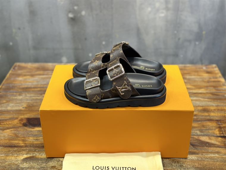 LOUIS VUITTON BOM DIA FLAT COMFORT MULE - S057