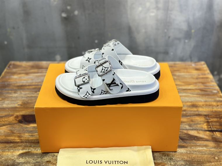 LOUIS VUITTON BOM DIA FLAT COMFORT MULE - S058