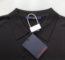 LOUIS VUITTON CASHMERE AND COTTON BLEN SHORT-SLEEVED POLO - V025