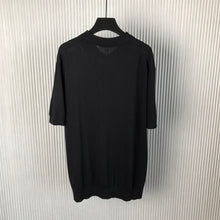 LOUIS VUITTON CASHMERE AND COTTON BLEN SHORT-SLEEVED POLO - V025