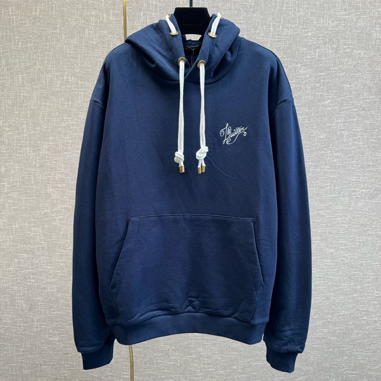 LOUIS VUITTON COTTON JERSEY HOODIE - J003