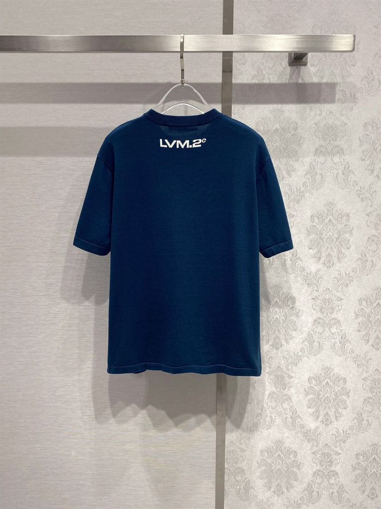 LOUIS VUITTON COTTON SHORT-SLEEVED CREWNECK - V036