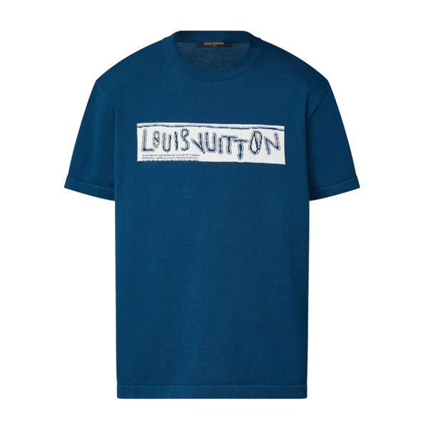 LOUIS VUITTON COTTON SHORT-SLEEVED CREWNECK - V036