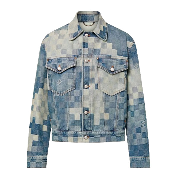 LOUIS VUITTON DAMIER CLASSIC DENIM JACKET - CC009