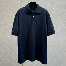 LOUIS VUITTON DAMIER COTTON PIQUE POLO - V017