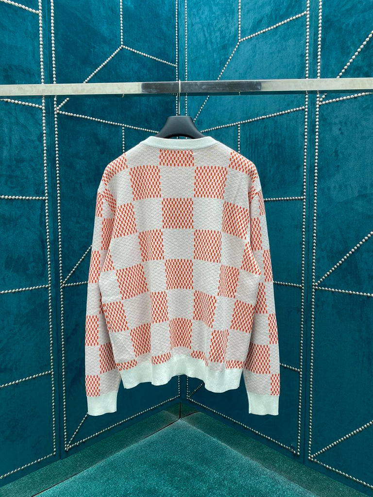 LOUIS VUITTON DAMIER JACQUARD COTTON PULLOVER - J016