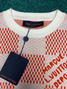 LOUIS VUITTON DAMIER JACQUARD COTTON PULLOVER - J016