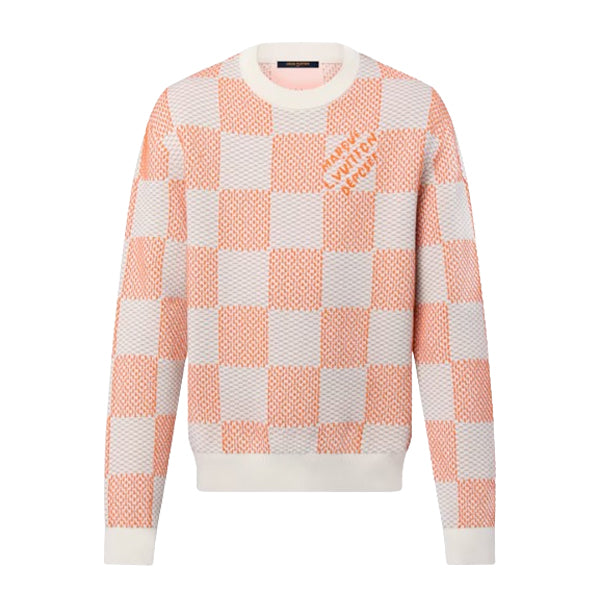 LOUIS VUITTON DAMIER JACQUARD COTTON PULLOVER - J016