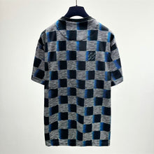 LOUIS VUITTON DAMIER SHORT-SLEEVED COTTON T-SHIRT - V046