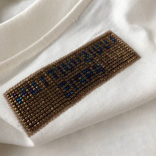 LOUIS VUITTON EMBROIDERED BEADS COTTON T-SHIRT - V072