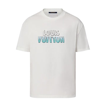 LOUIS VUITTON EMBROIDERED BEADS COTTON T-SHIRT - V072