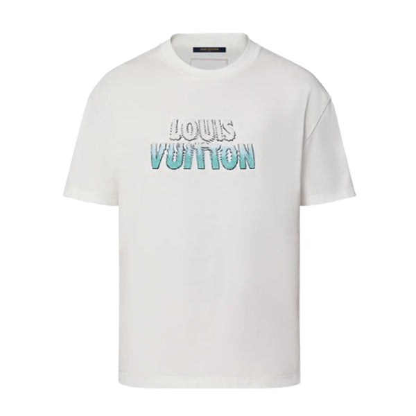 LOUIS VUITTON EMBROIDERED BEADS COTTON T-SHIRT - V072