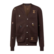 LOUIS VUITTON EMBROIDERED COTTON CARDIGAN - J007