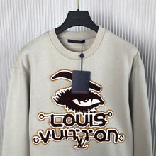 LOUIS VUITTON EMBROIDERED COTTON SWEATSHIRT - J011