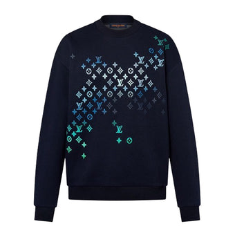 LOUIS VUITTON EMBROIDERED COTTON SWEATSHIRT - J013