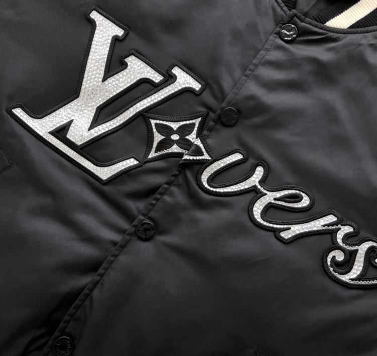 LOUIS VUITTON EMBROIDERED NYLON BASEBALL BLOUSON - CC008