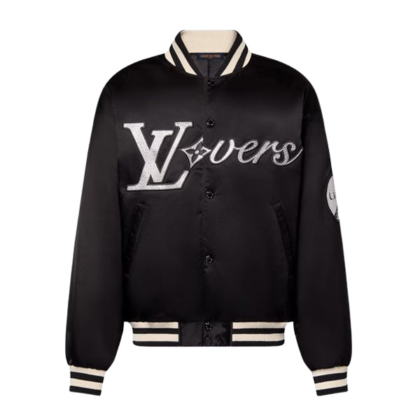 LOUIS VUITTON EMBROIDERED NYLON BASEBALL BLOUSON - CC008