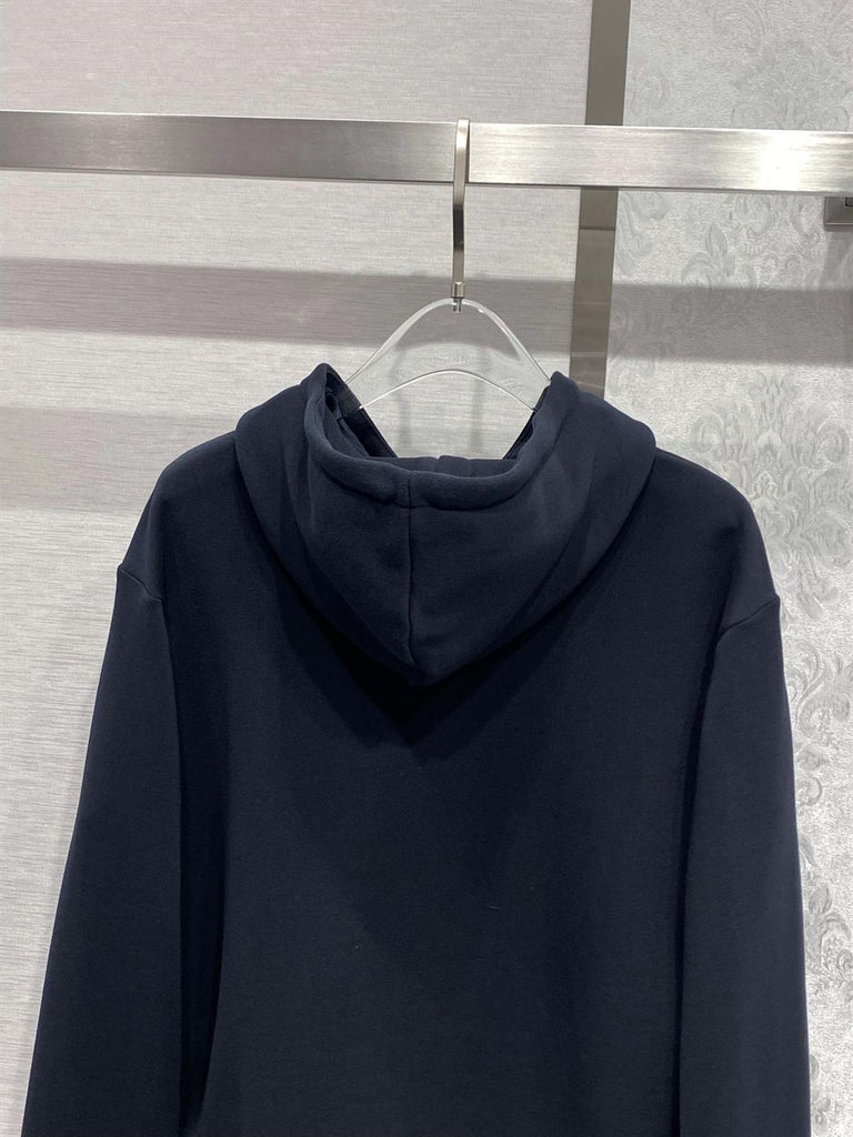 LOUIS VUITTON SIGNATURE HOODIE WITH EMBROIDERY - J001