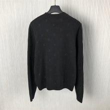 LOUIS VUITTON EMBROIDERED SIGNATURE MERINO CREWNECK - J006