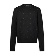 LOUIS VUITTON EMBROIDERED SIGNATURE MERINO CREWNECK - J006