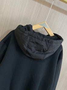 LOUIS VUITTON HYBRID ZIPPED TECHNICAL COTTON HOODIE - J030